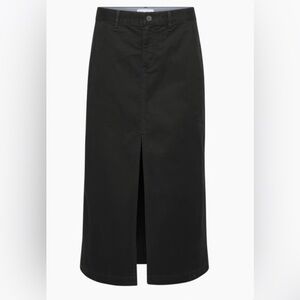 Aritzia TNA Westwood Chino Midi Skirt Size 00